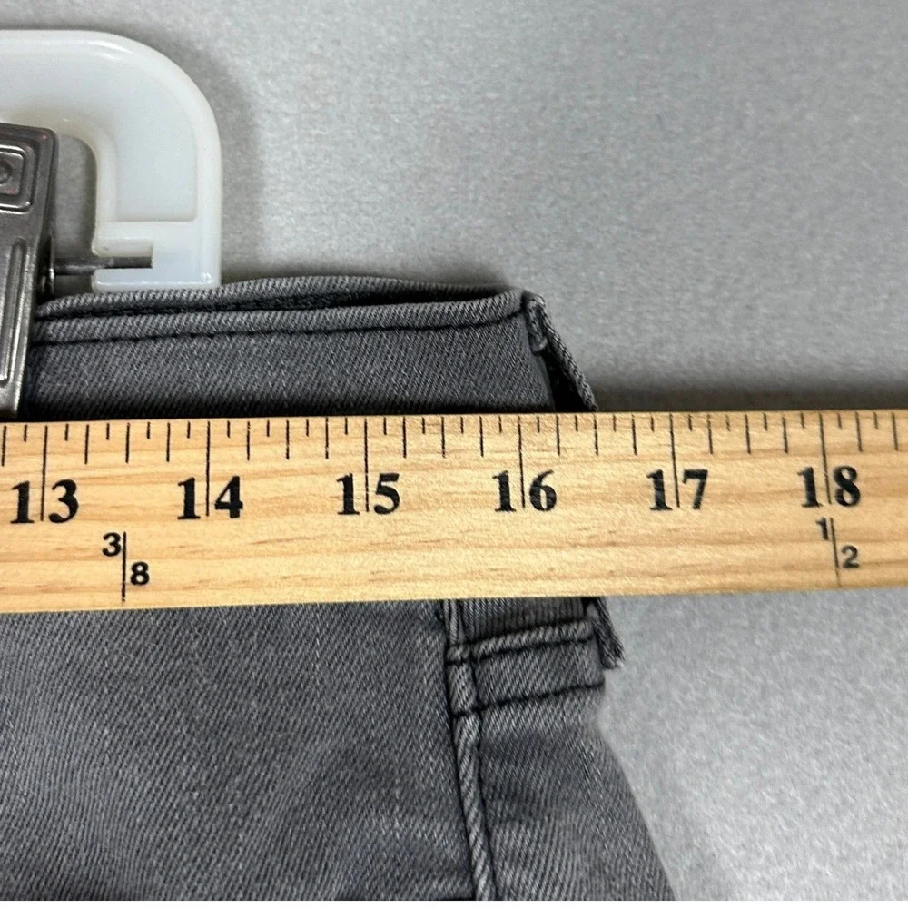 Levis 511 Jeans Mens 33X32 Grey Slim Fit Tapered Leg Stretch 5-Pocket Denim Pant